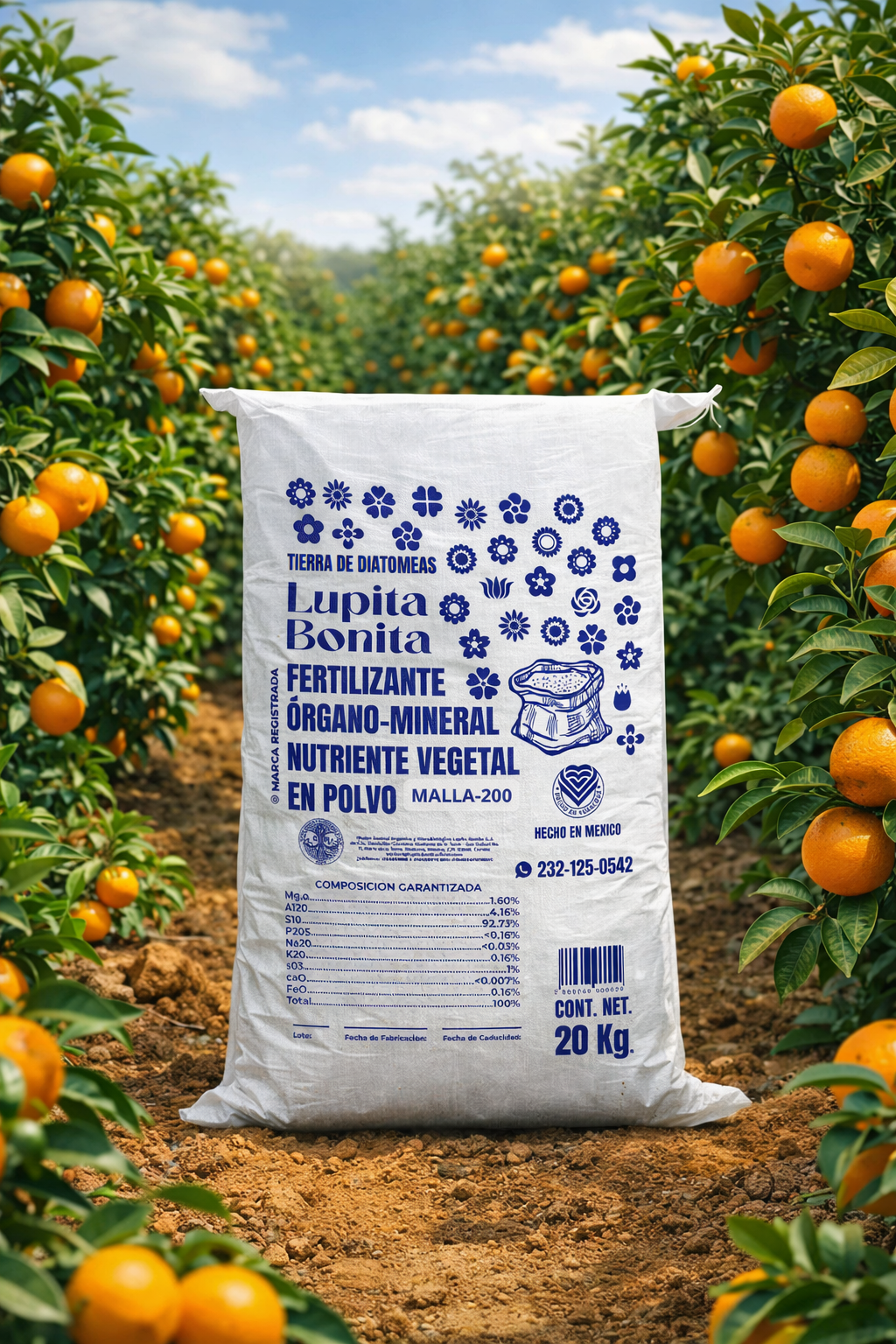 Tierra de Diatomeas – Enmienda mineral natural para mejorar suelos, controlar plagas y aportar silicio 20kg