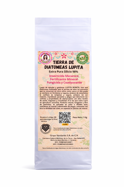 Tierra de Diatomeas – Enmienda mineral natural para mejorar suelos, controlar plagas y aportar silicio