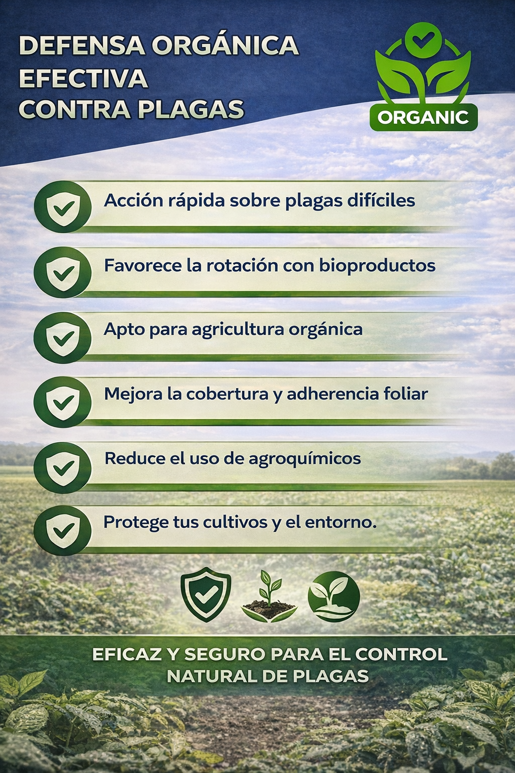 4L Jabón Potásico Fuerza Total – Insecticida, Fungicida y Acaricida Profesional para Control de Plagas en Cultivos