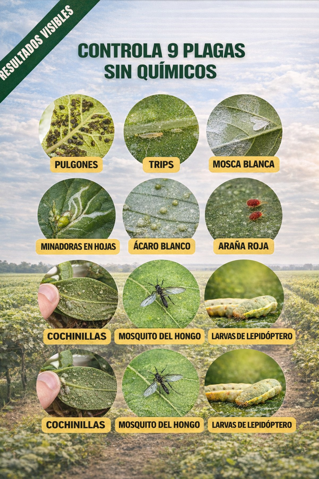1L Jabón Verde Neem –Jabón Potásico insecticida y acaricida natural de amplio espectro