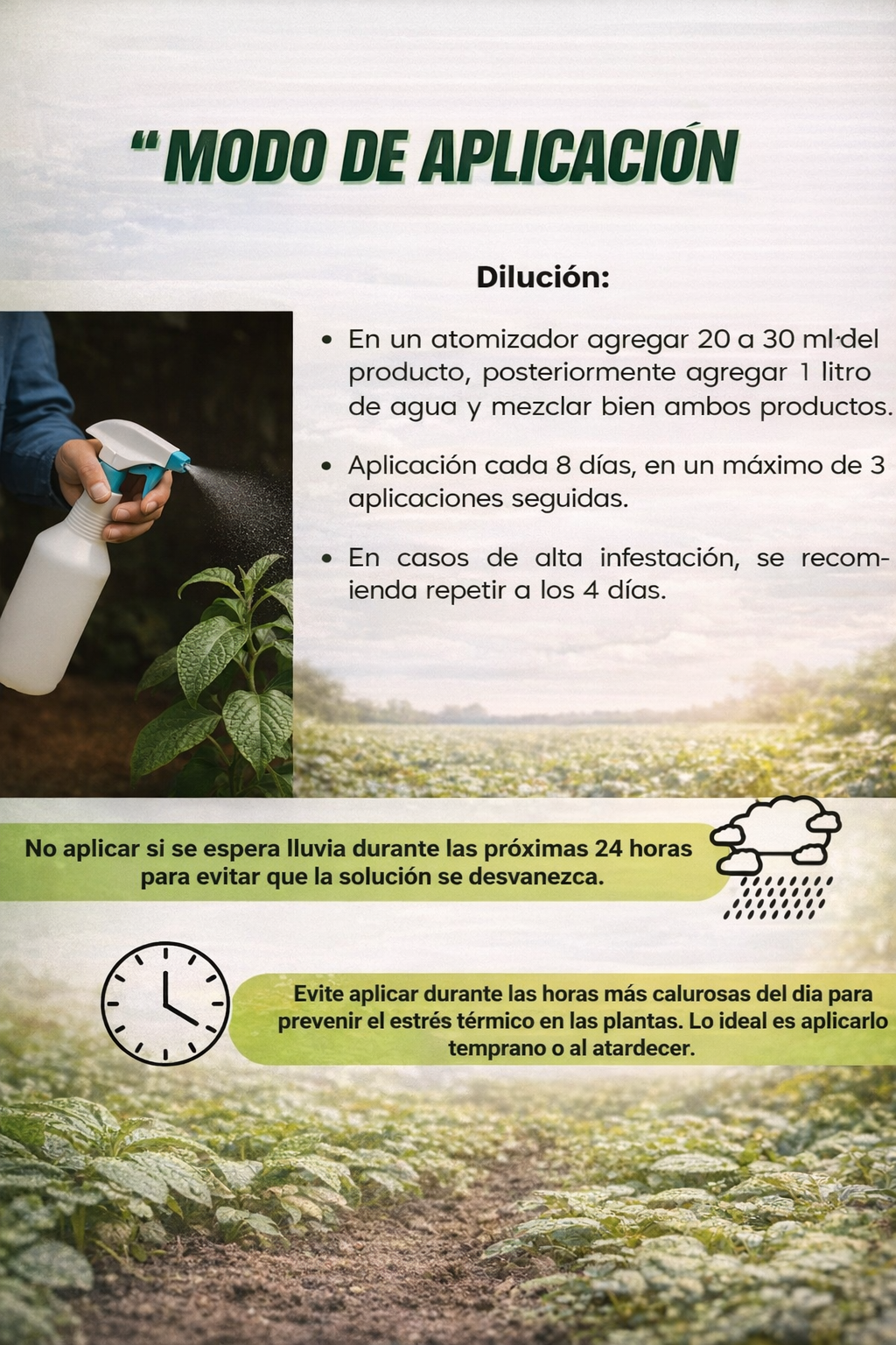 1L Jabón Verde Neem –Jabón Potásico insecticida y acaricida natural de amplio espectro